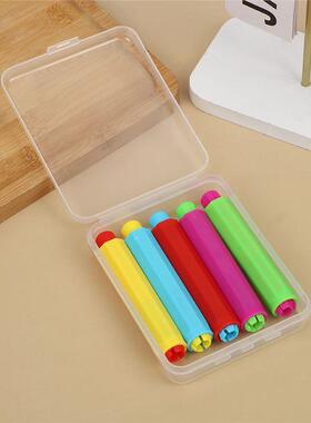 5支装笔套粉笔夹壳报教YOO师专免脏手握笔器延用长器防粉尘粉黑板