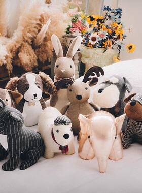 创家居用门布挡艺玩偶免打孔卡通门ODY塞意门阻家创意装饰桌面摆