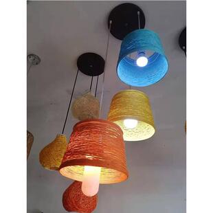 宁安市林口县东笼宁县田园风格店中式灯吊灯饭餐YE471厅灯中竹艺