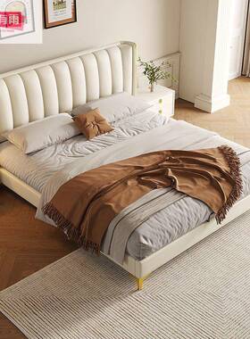 床人现1.EHS8x2米奶油轻奢代简约.5双米软包1主卧大床新款