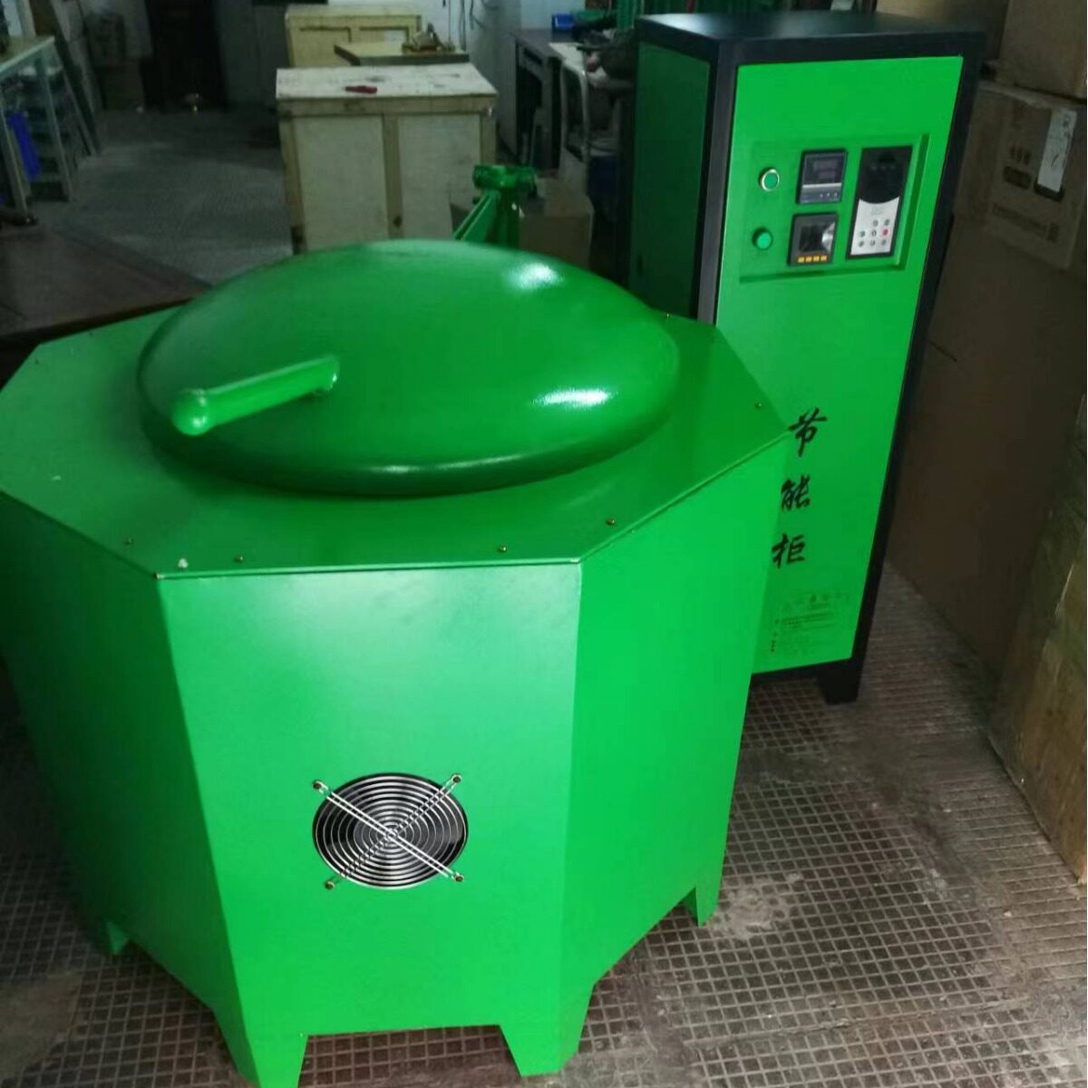 新型电磁熔铝化铜炉300KG节能