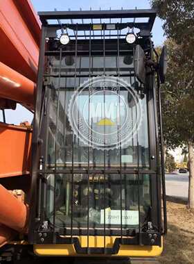CAT卡特320GC C7.1前防护网493-1071遮阳棚4931071防翻滚挖机顶棚