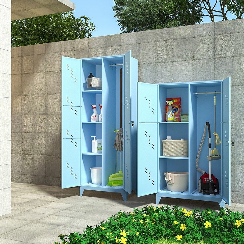 清洁工具收纳柜卫生柜学校教室拖把储物柜双门家用阳台保洁工具柜,商业/办公家具,文件柜,淘宝优惠券,粉丝福利购,淘宝优惠卷