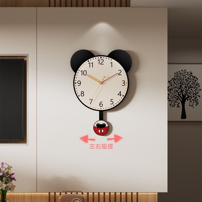 新款创意客厅挂钟卧室装饰挂墙时钟家用钟表免打孔日历石英钟挂表,家居饰品,挂钟,淘宝优惠券,粉丝福利购,淘宝优惠卷