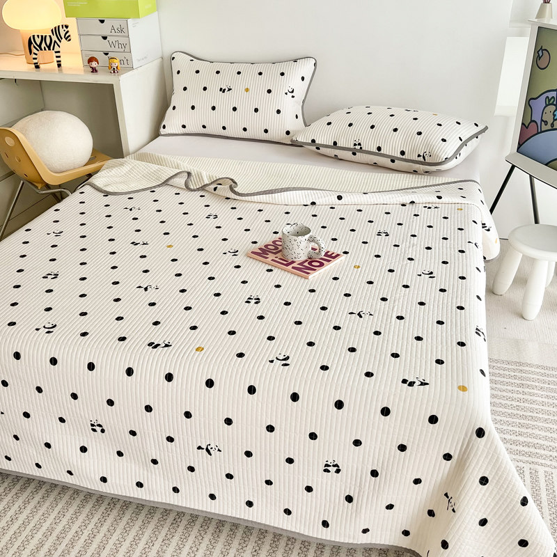 2023新款全棉水洗棉床盖三件套夹棉薄垫子纯棉榻榻米床单四季通用,床上用品,床盖,淘宝优惠券,粉丝福利购,淘宝优惠卷