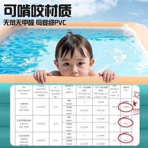 充气游泳池儿童家用加厚宝宝婴儿大型充气水池小孩家庭大人戏水池