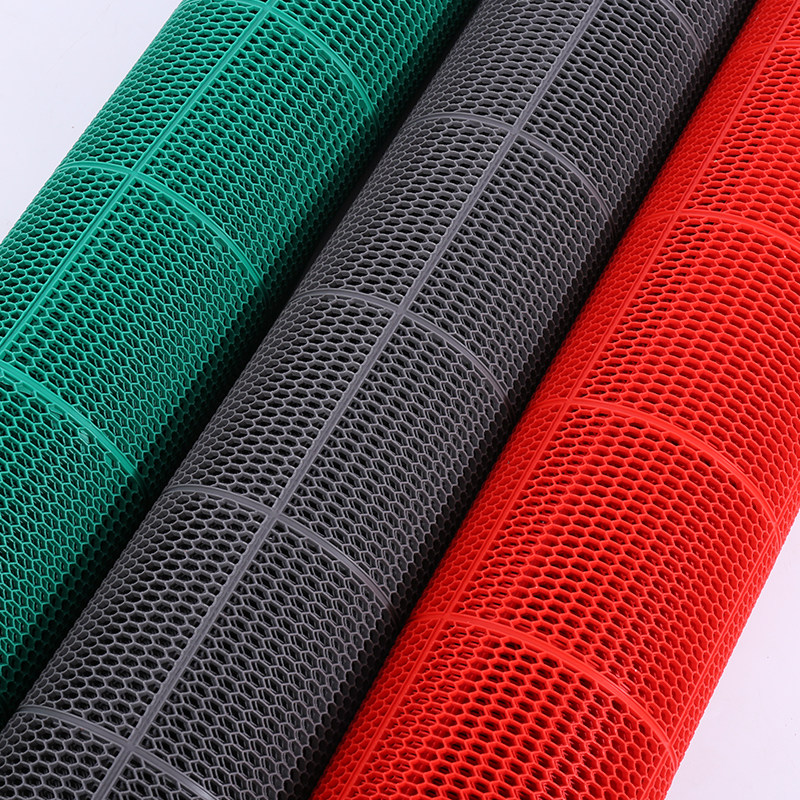 pvc防滑垫浴室门垫厕所卫生间塑料地毯镂空垫子防水防油厨房地垫