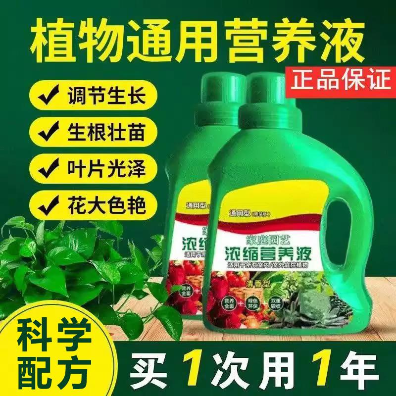 植物营养液通用型家用养花卉绿萝水培绿植多肉盆栽发财树液体肥料