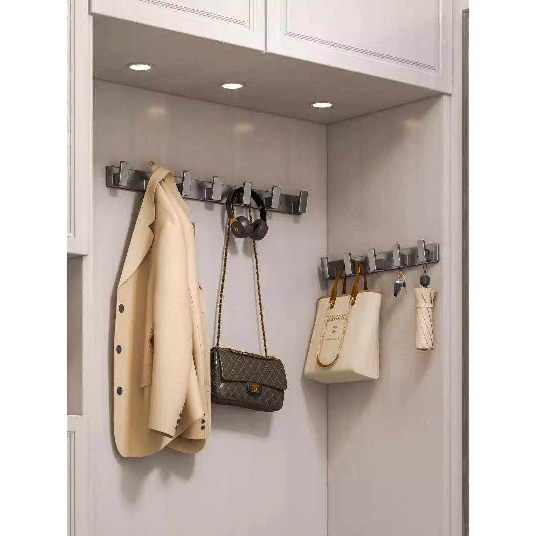 日式挂衣架墙上壁挂门后挂钩衣柜衣服免打孔墙壁进门玄关衣帽挂钩,收纳整理,挂门置物架,淘宝优惠券,粉丝福利购,淘宝优惠卷