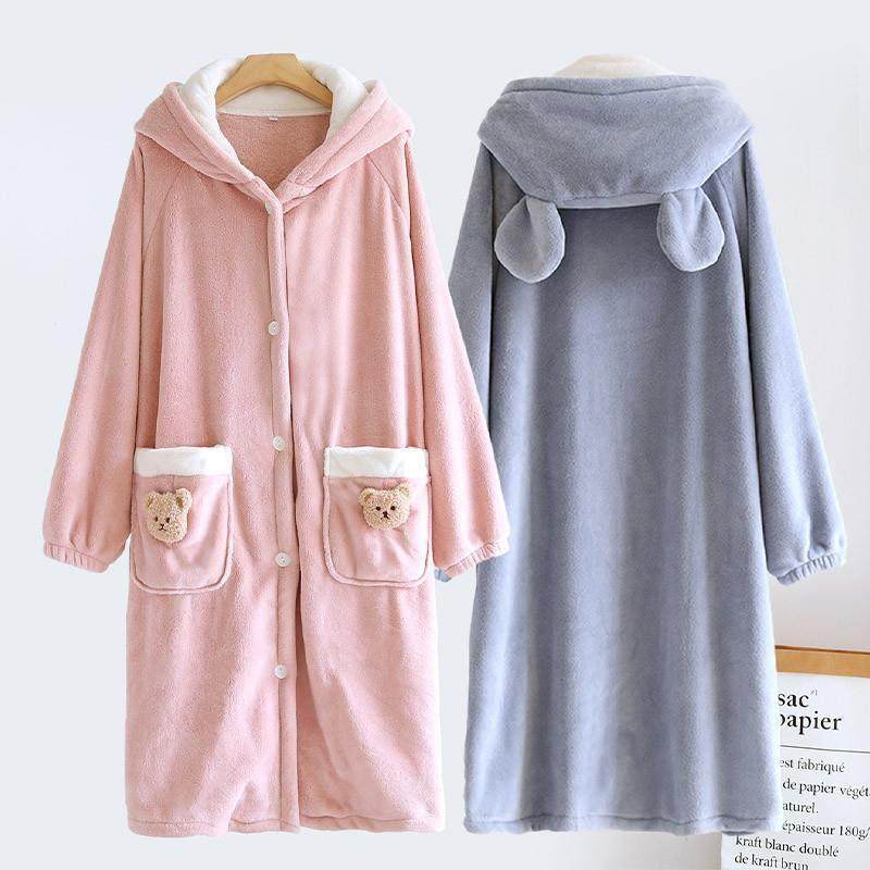 浴巾浴袍可穿式速干女士秋冬新款加厚洗完澡穿的吸水浴衣大码浴裙