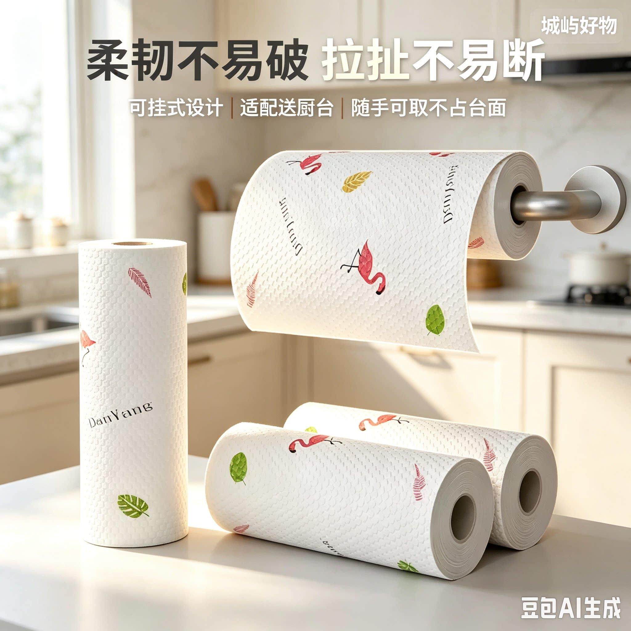 厨房懒30401人抹布次性湿两干用免水洗不沾油吸清洁专用布Y一Y