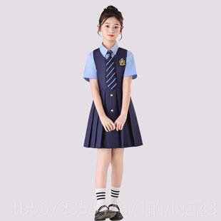 高档事中小学生合唱表演服儿童诗朗讲诵比赛少先队主持红色故演大