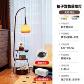 高档古风钓鱼落灯客厅沙 发地旁高级感卧室床中头柜置物一体无线