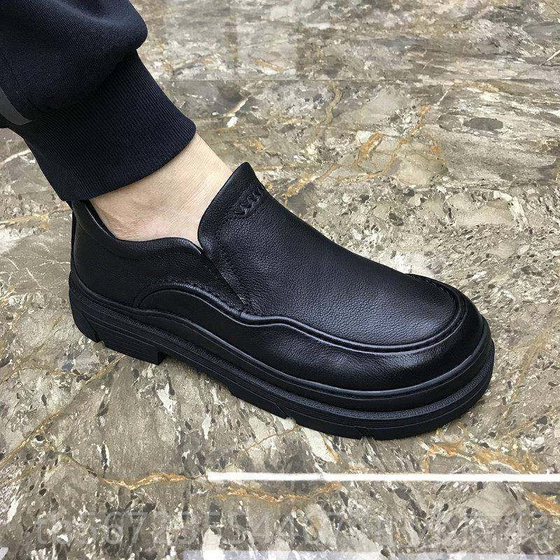 高档真广头层牛皮厚底商百务休闲 皮鞋男士皮透气舒适搭加州肥大,流行男鞋,休闲皮鞋,淘宝优惠券,粉丝福利购,淘宝优惠卷