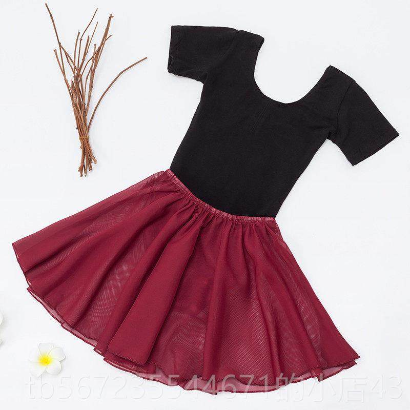 高档4儿童演袖出纯棉短舞蹈练功服2件套芭蕾舞档雪纺纱裙考开形体,童装/婴儿装/亲子装,儿童演出服,淘宝优惠券,粉丝福利购,淘宝优惠卷