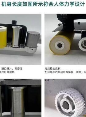 气动60*620坦机砂MLD带机拉丝机打磨机小型金属不木锈钢抛光工平