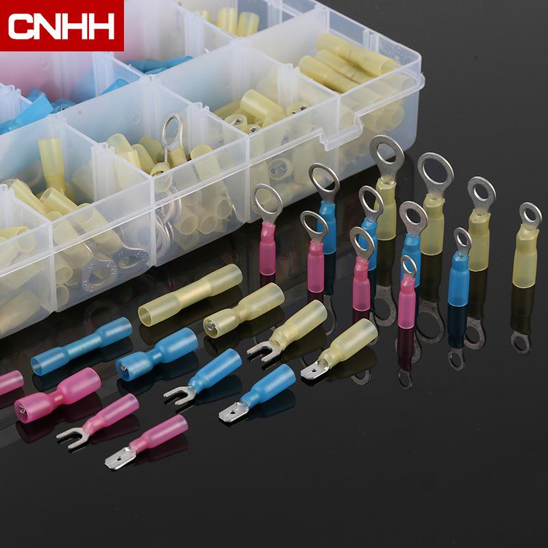 电商40pcs防水缩端子8盒装中接端子端KMA组合绝缘接热线子