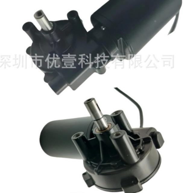 63减速噪电机成人调炮机通801用马达电机D可速低音涡轮蜗杆直流电