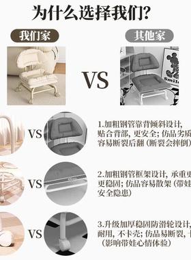 万向轮音小凳子滑轮矮凳家用客厅童靠儿背小椅子防静滑结WXL-XDZ