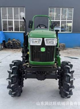 农用旋耕机80马轮式旋耕起垄力拖机水旱两用作业拉后85584加强桥