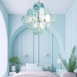 客厅童餐厅意主吊灯彩38693色卡通创个性 卧室男孩女孩房间灯儿房