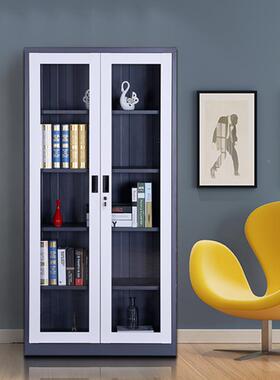 钢HB-WJ652制文件柜凭财务证柜办公室档案资柜加铁厚皮柜带锁抽屉