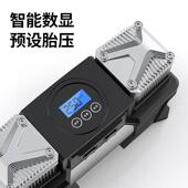 车载充气泵2v双缸多功1汽用小轿车能轮胎高压车便携式 打气DIE泵冲