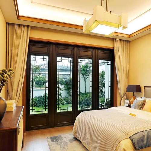 窗古门窗中平式花仿246格开窗隔音隔热阳台铝合金断桥铝门窗