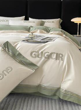 加厚ZON纯棉床被套四件套全棉被套100绒棉秋床单冬保暖上长用品