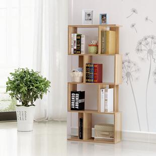 F^h简易书架纳F5M55545上置物架书柜自由组桌小书架儿合童储物收