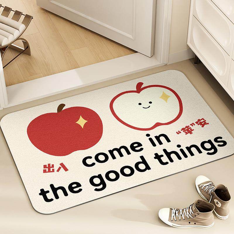 入户脏门垫门地垫丝圈耐免洗好柿花生202新4进款好柿花生出入苹安