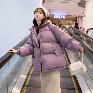 棉袄2023年新款韩版宽松棉衣反季羽绒棉服女面包服bf学生冬季外套