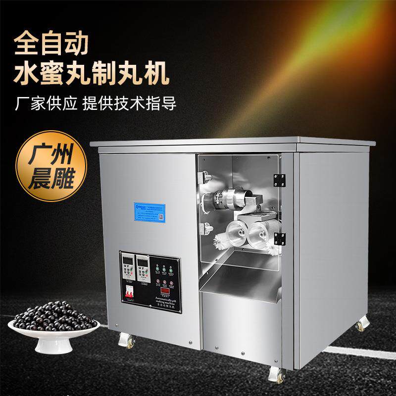 晨雕全自动制丸机 中草药丸搓丸机 水蜜丸制作设备 药丸香丸机器