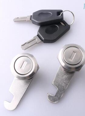 MS403配电箱不锈钢圆柱锁 机械锁配电柜门锁转舌锁铁皮柜门小圆锁