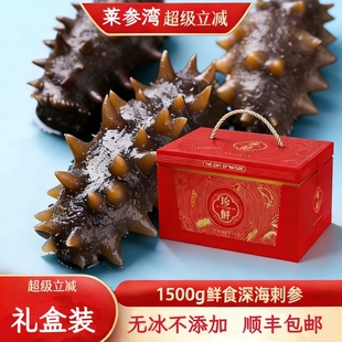 莱参湾即食海参鲜活加工鲜食口感冷冻刺参高蛋白独立包装开袋即食