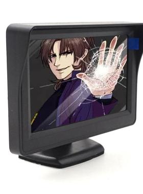 示24.3寸车载显器台式带遮阳罩V显示屏TS403B汽车通用支持12V-4倒