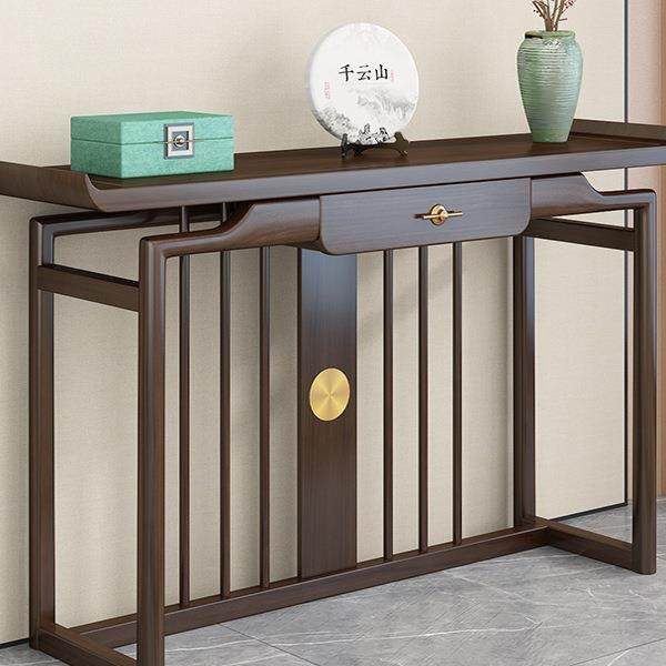 桌新中式玄关实木中供桌条案进式门入户玄关简约供UWH轻台奢玄关,鲜花速递/花卉仿真/绿植园艺,其它园艺用品,淘宝优惠券,粉丝福利购,淘宝优惠卷