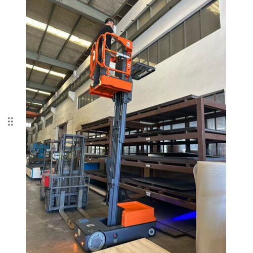 普尔夫全电动取料机仓库取料车移动自行走仓库登高车高空作业平台