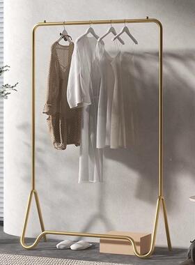 衣家用卧室落地挂衣架架置物架现代约衣简帽架室XCZ轻奢衣内服收