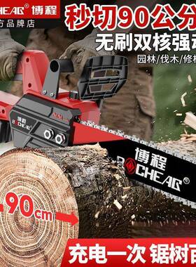 锂电电FZS锯充包电式大多功率链锯小型功能电家用户外砍树伐木锯