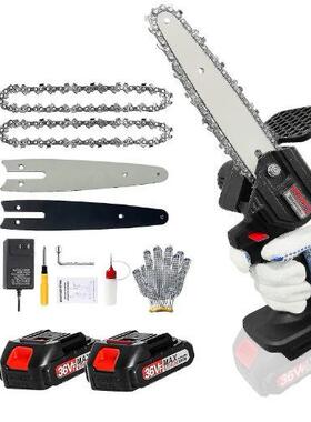 你锂电伐锯手提式电链锯户无线OJM木单外手迷锯砍树修枝锯