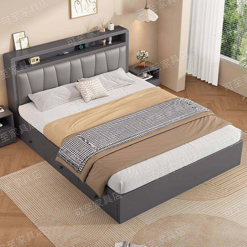 榻榻TVH米约双储物床现代家板式1.8人床简用1.2出租房单人床,鲜花速递/花卉仿真/绿植园艺,其它园艺用品,淘宝优惠券,粉丝福利购,淘宝优惠卷
