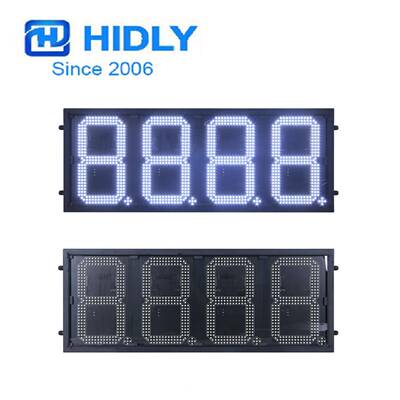 LED油价屏出D口欧L美1寸0白色闪烁数字显HTO示屏E油价屏