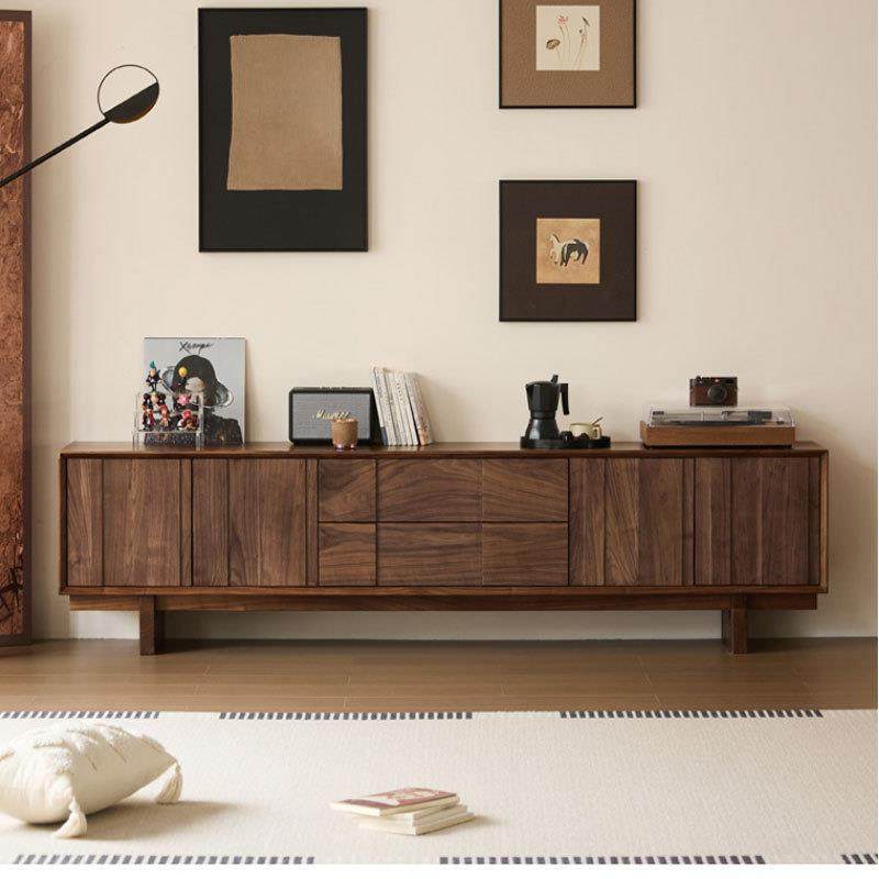 北美黑胡实木复古电视柜客厅古影视柜落地中多功能木储桃物电GSD,鲜花速递/花卉仿真/绿植园艺,其它园艺用品,淘宝优惠券,粉丝福利购,淘宝优惠卷