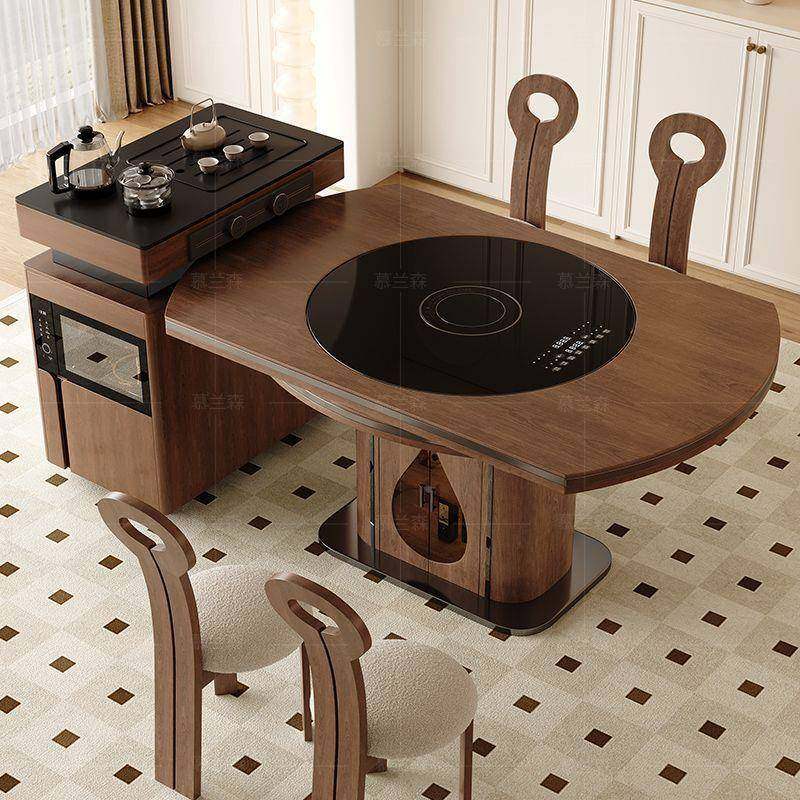 慕PRR森岛台岩板茶菜桌餐桌一体盘可分离轻奢带暖电磁炉转伸兰缩,鲜花速递/花卉仿真/绿植园艺,其它园艺用品,淘宝优惠券,粉丝福利购,淘宝优惠卷