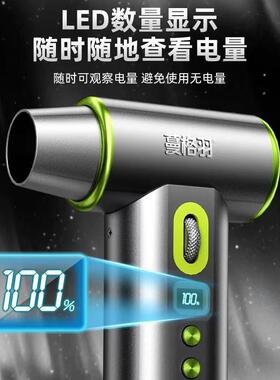 机跨境款铝合金无绳大功风率吹机一多用吹吸抽新充四QGL合一-批