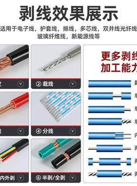 GS-606剥机1—6平方线剥线线半剥全ESP剥多段剥全C自动裁电脑剥线