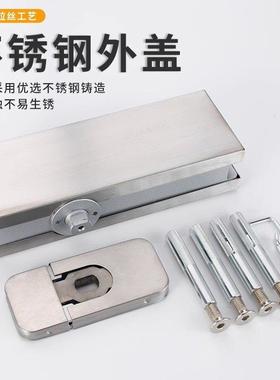 免挖玻璃门地弹坑簧免开隐藏WX-DTH03暗式无框玻璃