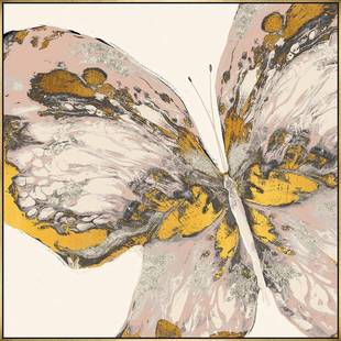 暖色半手绘现代象油画简约风时尚轻抽客厅装饰DKS奢画