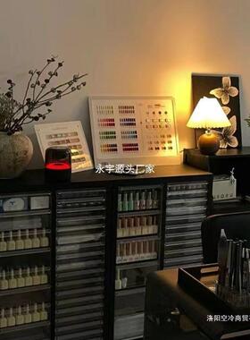 平底美抽店收柜烘焙磨具柜文甲件柜屉式甲油胶76360罐装家具抽屉